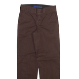 DICKIES Mens Trousers Brown Regular Straight W28 L30