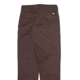 DICKIES Mens Trousers Brown Regular Straight W28 L30