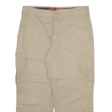 DICKIES Cargo Mens Trousers Beige Regular Straight W34 L25