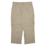 DICKIES Cargo Mens Trousers Beige Regular Straight W34 L25