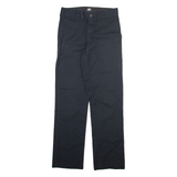 DICKIES Mens Trousers Black Regular Straight W28 L32