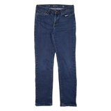 LEVI'S Mid Rise Womens Jeans Blue Slim Straight W29 L30