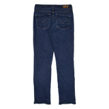 LEVI'S Mid Rise Womens Jeans Blue Slim Straight W29 L30