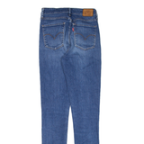 LEVI'S 721 BIG E High Rise Womens Jeans Blue Slim Skinny W25 L32