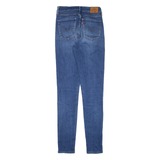 LEVI'S 721 BIG E High Rise Womens Jeans Blue Slim Skinny W25 L32