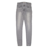 LEVI'S 710 Womens Jeans Grey Slim Skinny W25 L30
