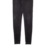 LEVI'S Mile High BIG E Womens Jeans Black Slim Skinny W26 L32