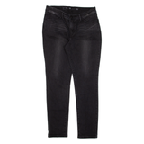 LEVI'S Mid Rise Womens Jeans Black Slim Skinny W32 L29