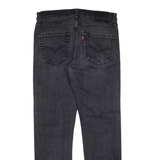 LEVI'S Mens Jeans Black Slim Tapered W32 L27