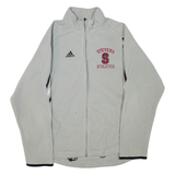 ADIDAS Stevens Athletics Mens Fleece Jacket Grey S
