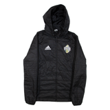 ADIDAS Mens Jacket Black Hooded S
