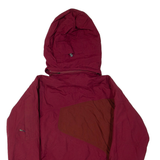 PATAGONIA Womens Ski Jacket Maroon Nylon Hooded S