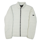 DKNY Mens Puffer Jacket Grey L