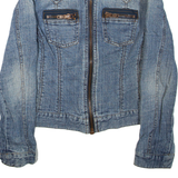 DKNY Womens Denim Jacket Blue S