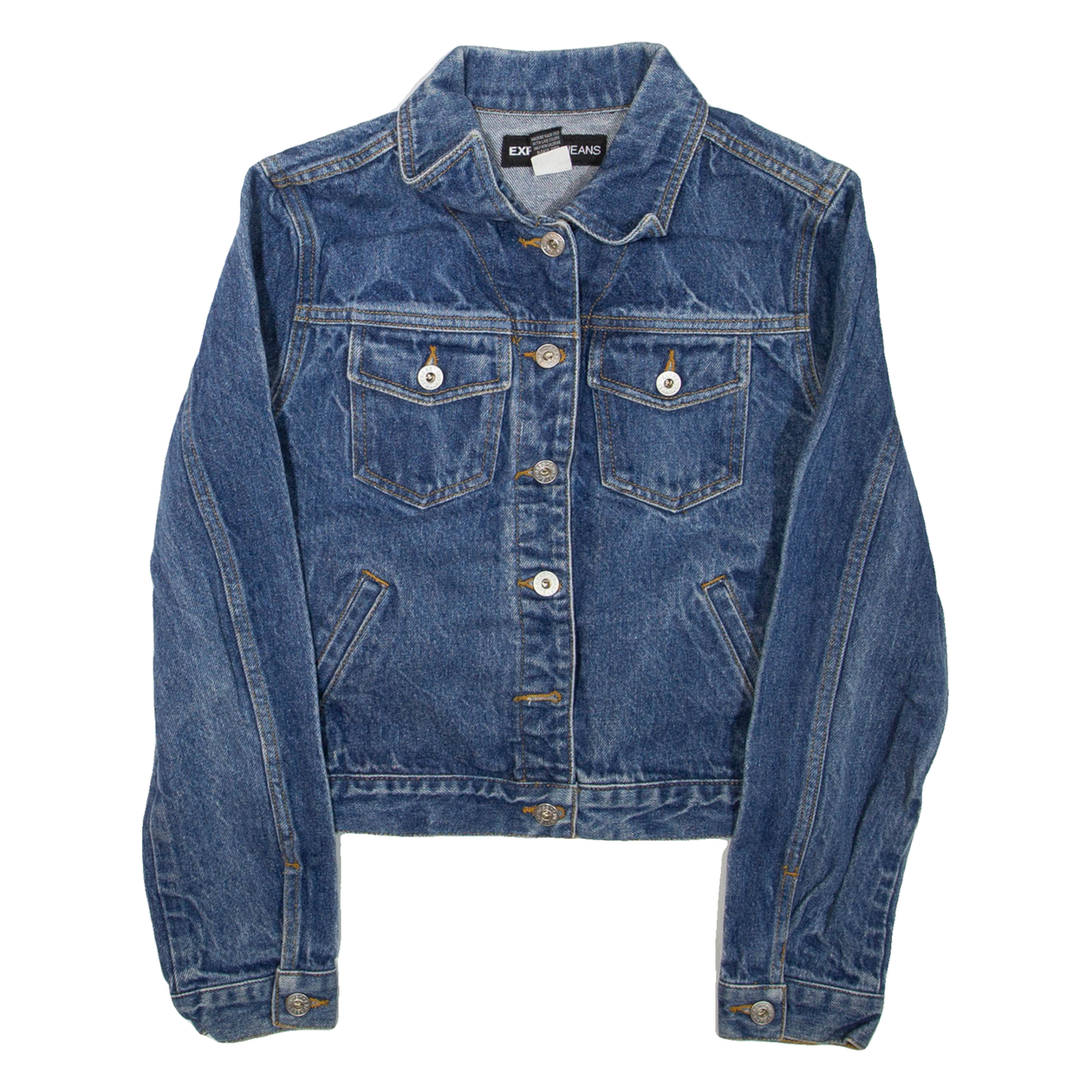 EXPRESS JEANS Womens Denim Jacket Blue S – Cerqular