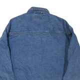 PORT AUTHORITY Mens Denim Jacket Blue XL