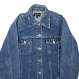 PRESIDENT STONE Mens Denim Jacket Blue M