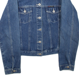 PRESIDENT STONE Mens Denim Jacket Blue M