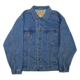 OPEN TRAILS Mens Denim Jacket Blue L