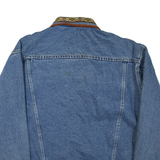 SHAVER LAKE Womens Denim Jacket Blue L