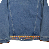 SHAVER LAKE Womens Denim Jacket Blue L