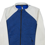 ADIDAS Mens Track Jacket Blue Colourblock S