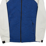 ADIDAS Mens Track Jacket Blue Colourblock S