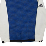 ADIDAS Mens Track Jacket Blue Colourblock S