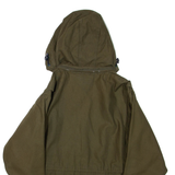 TOMMY HILFIGER Womens Jacket Green Hooded S