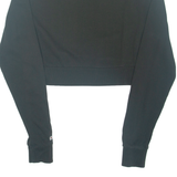 TOMMY HILFIGER Tommy Jeans Cropped Womens Sweatshirt Black XS
