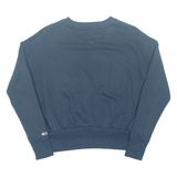 TOMMY HILFIGER Cropped Womens Sweatshirt Blue XXS