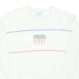 PUMA Sport Mens Sweatshirt White M