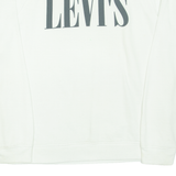 LEVI'S Womens Sweatshirt White S