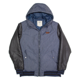 VANS Mens Varsity Jacket Blue Hooded M