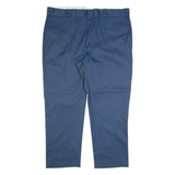 DICKIES Workwear Mens Trousers Blue Regular Straight W44 L30