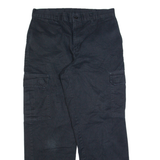 DICKIES Cargo Workwear Mens Trousers Black Regular Straight W32 L30