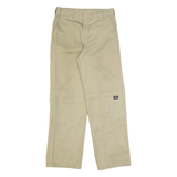 DICKIES Workwear Boys Trousers Beige Regular Straight W28 L28