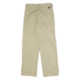 DICKIES Workwear Boys Trousers Beige Regular Straight W28 L28