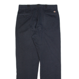 DICKIES Workwear Mens Trousers Black Regular Straight W36 L34