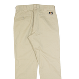 DICKIES Workwear Mens Trousers Beige Slim Tapered W34 L30