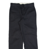 DICKIES Workwear Mens Trousers Black Regular Straight W30 L30