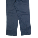 DICKIES Workwear Mens Trousers Blue Regular Straight W38 L30