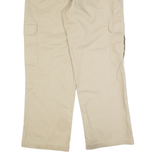 DICKIES Cargo Workwear Mens Trousers Beige Relaxed Straight W32 L30