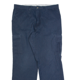 DICKIES Workwear Mens Trousers Blue Regular Straight W40 L31