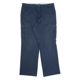 DICKIES Workwear Mens Trousers Blue Regular Straight W40 L31