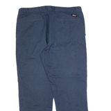 DICKIES Workwear Mens Trousers Blue Regular Straight W36 L30