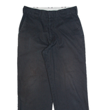 DICKIES Workwear Mens Trousers Black Regular Straight W30 L30