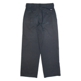 DICKIES Workwear Mens Trousers Black Regular Straight W30 L30