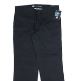 DICKIES Workwear Womens Trousers Black Relaxed Straight W36 L32