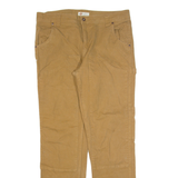 DICKIES Workwear Womens Trousers Brown Regular Straight W34 L31
